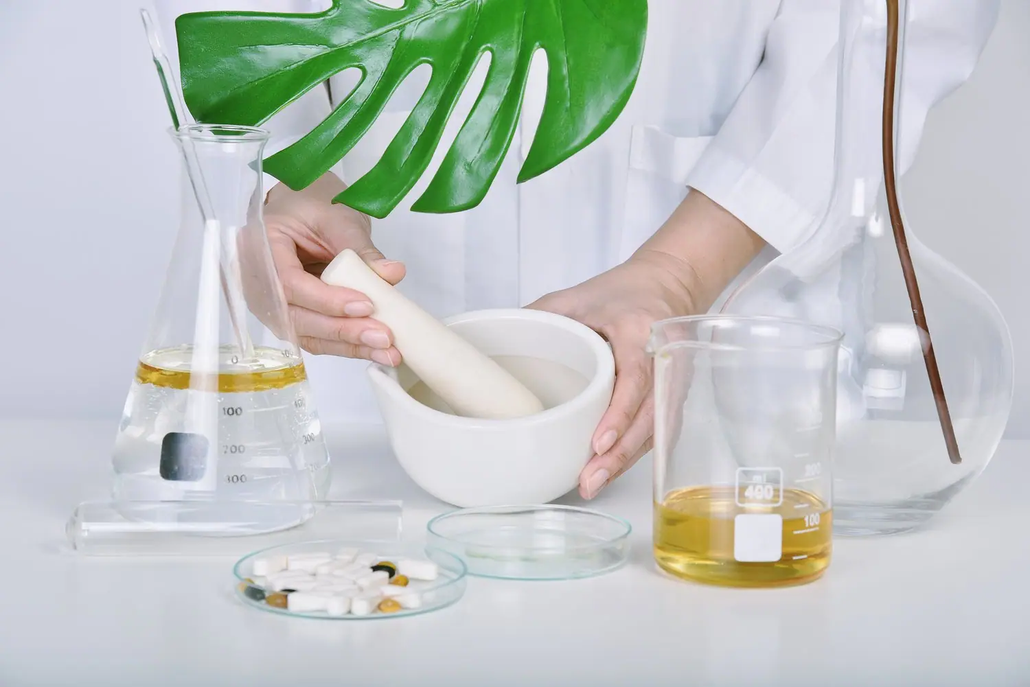Strefa do produkcji domowych kosmetyków: laboratorium naturalne