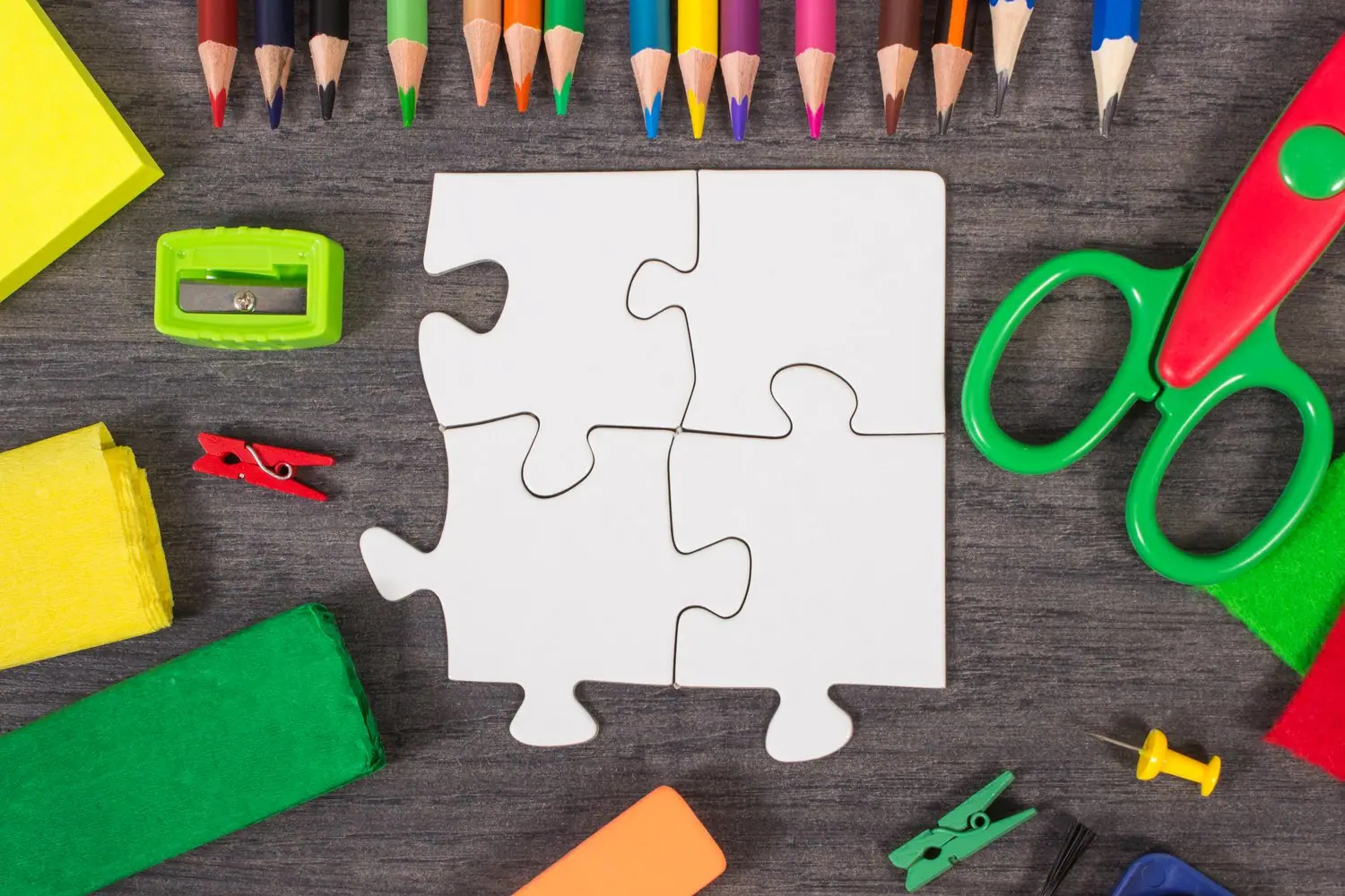Strefa do układania puzzli: ergonomiczna przestrzeń dla hobbysty